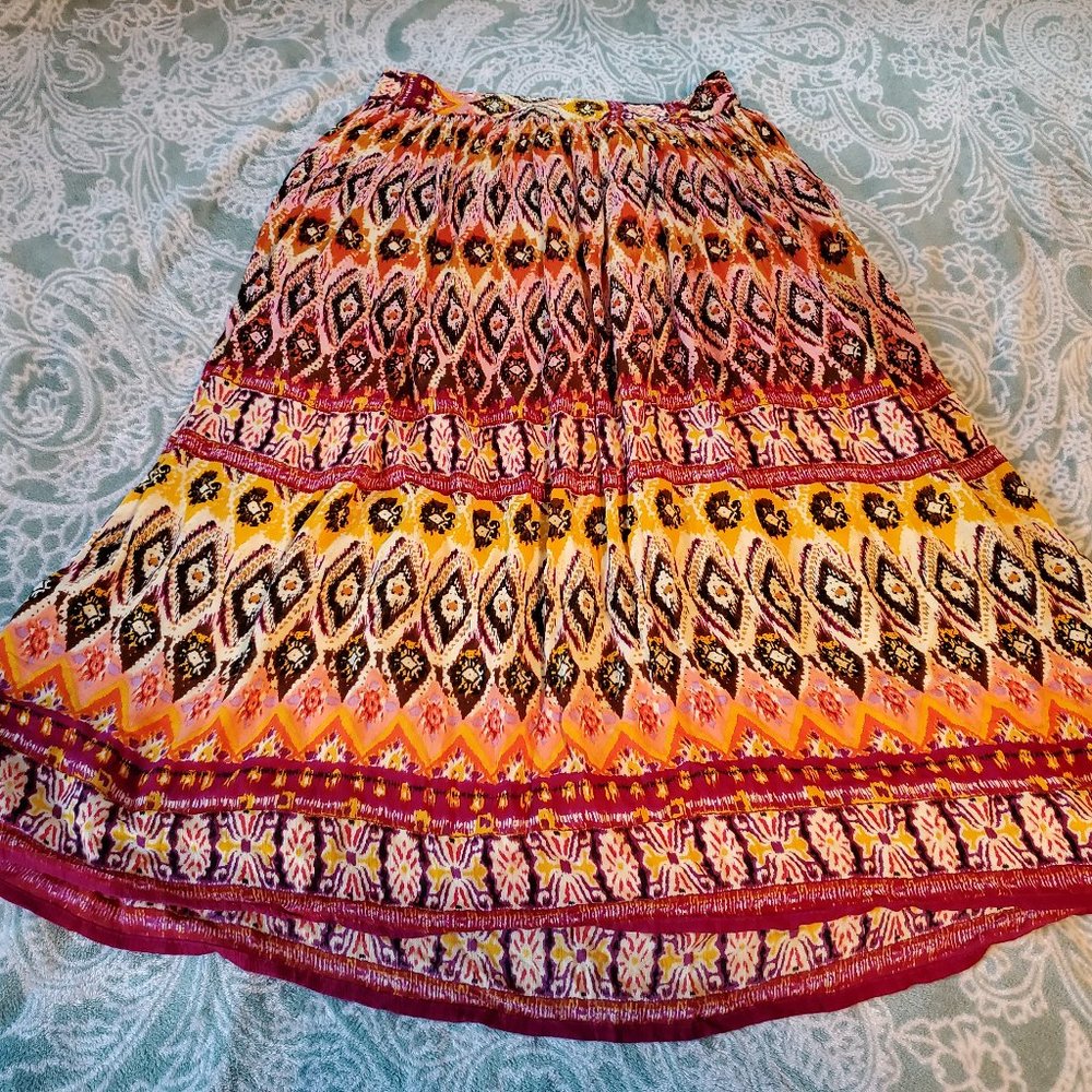 Chaudry KC EUC Women's Size Medium Beautiful Traditional Indian Style Skirt